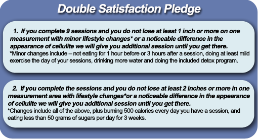 Double Satisfaction Pledge - Lipo-Laser Weight Loss